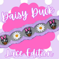 Daisy Duck Lace Bow on Clip