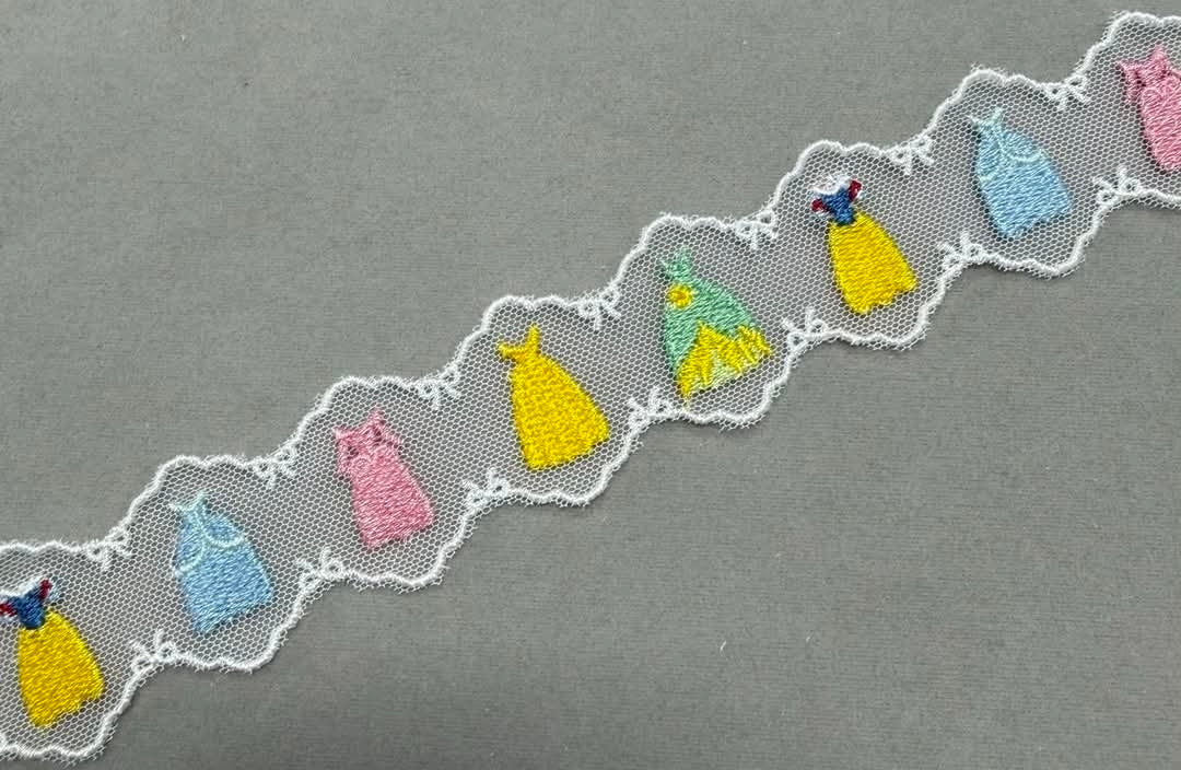 Princess Lace (Style #2) Bow on Clip - ETA: September