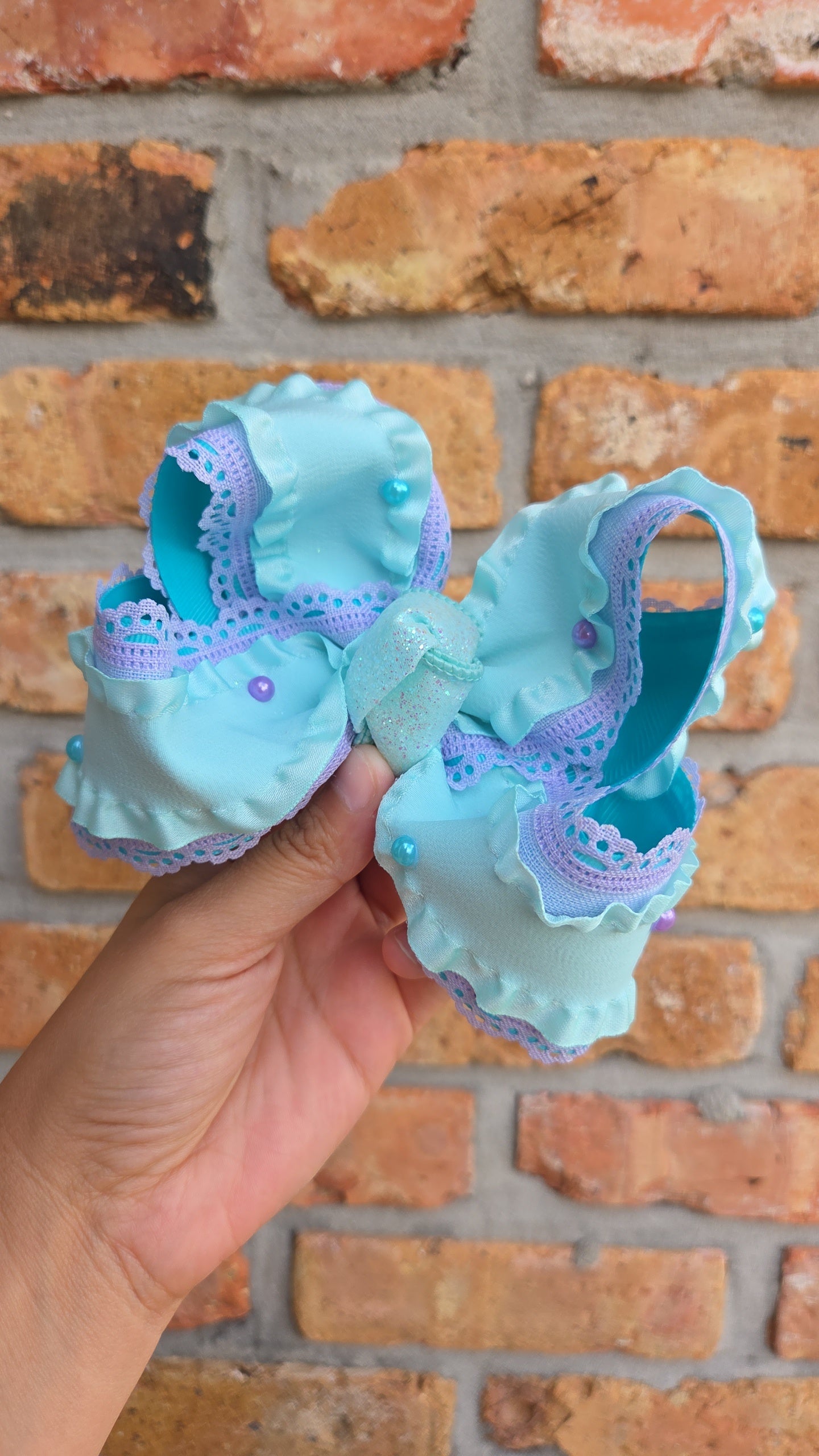 5" RTS "Mermaid Vibes" Bow on Clip