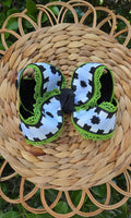 Beetlejuice Scallop w/Spider embellishments Bow on Clip