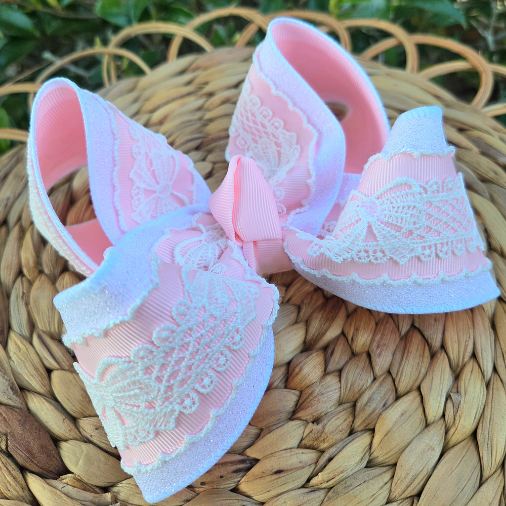 Sweet P Bowtique Christmas  Collab Bow - Option "A" on Clip