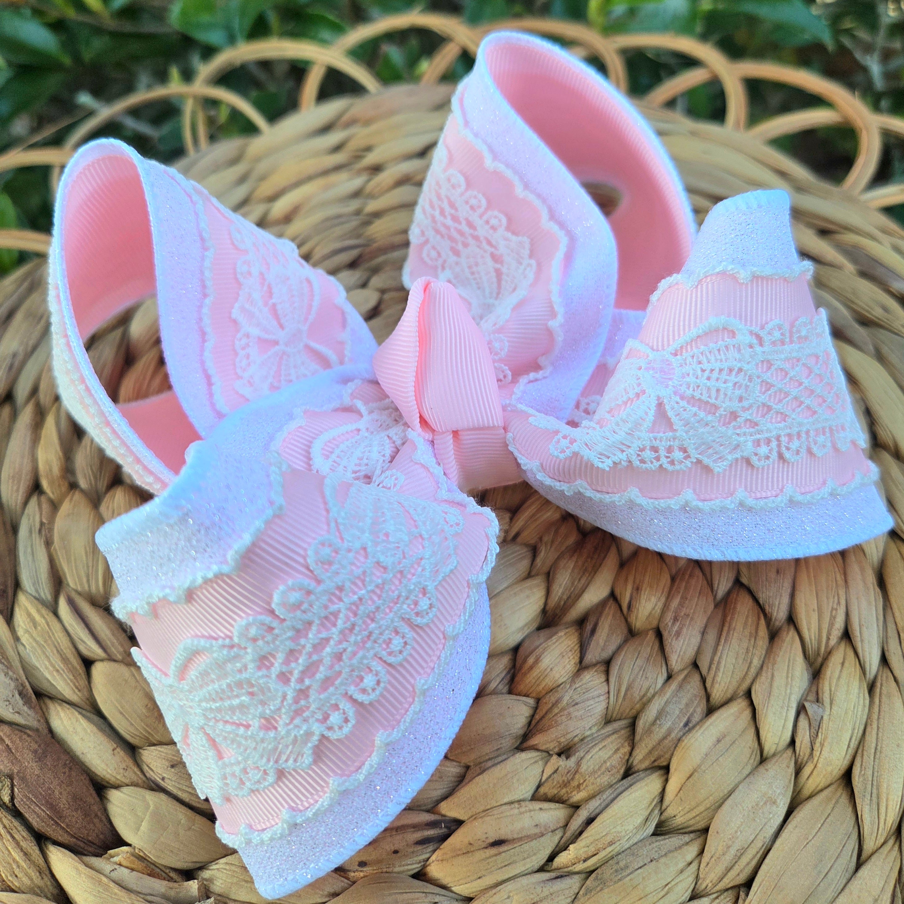 Sweet P Bowtique Christmas  Collab Bow - Option "A" on Clip
