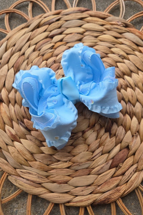 "Cinderella" Bow on Clip