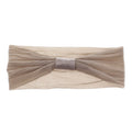 Taupe Clip-on Headwrap