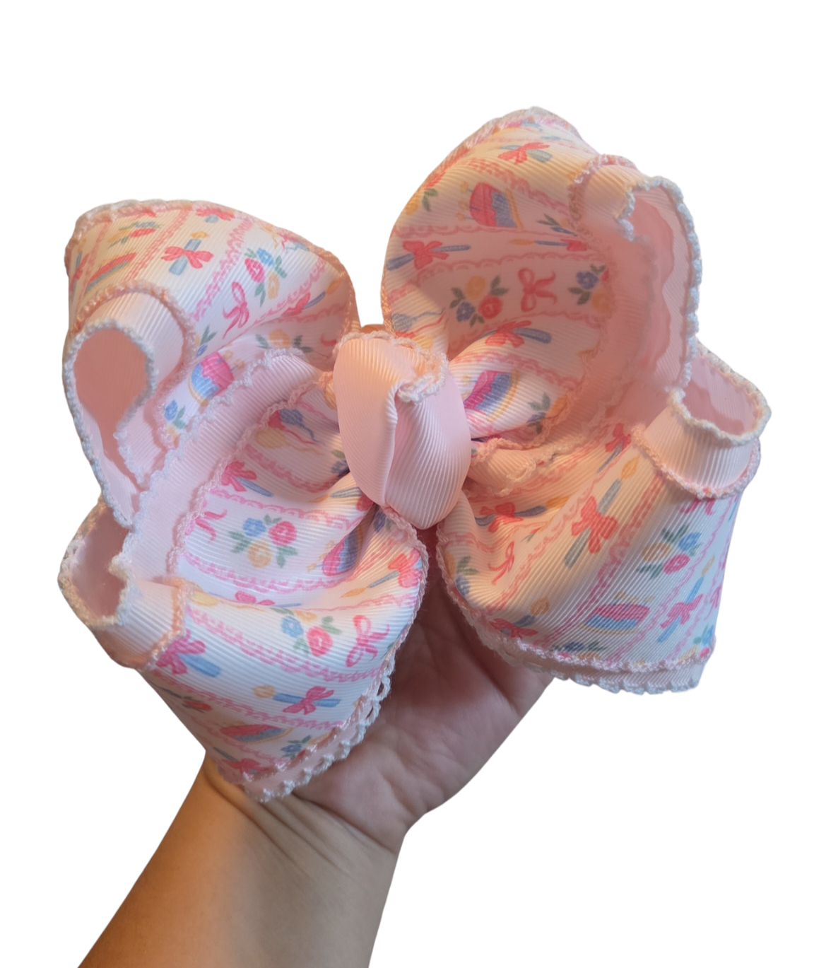 Birthday Girl Bow on Clip