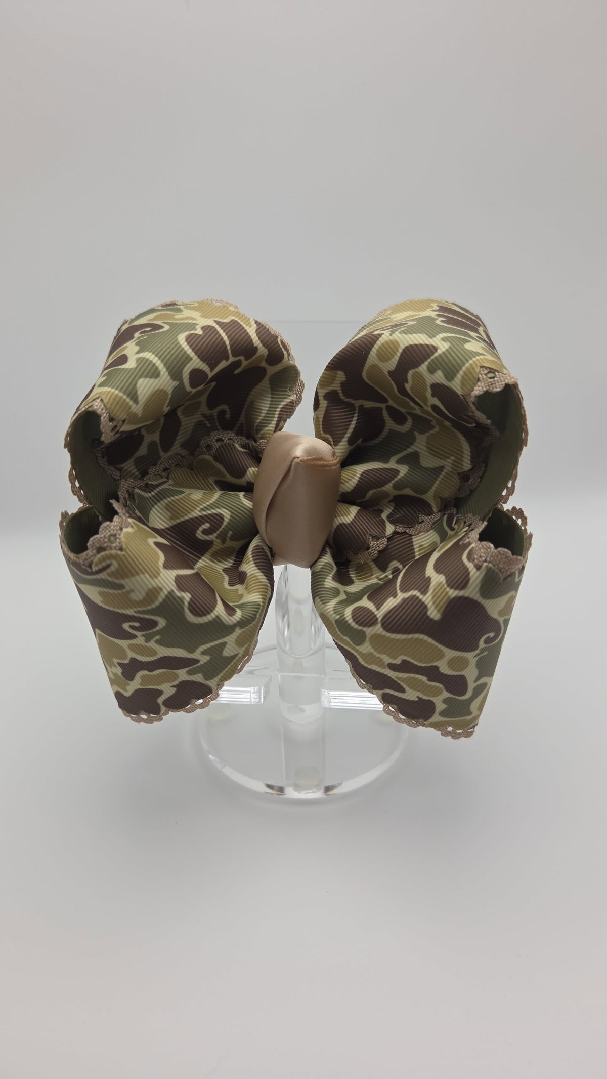 Duck Camo Bow on Clip