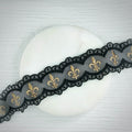 Fleur de Lis Lace Bow on Clip