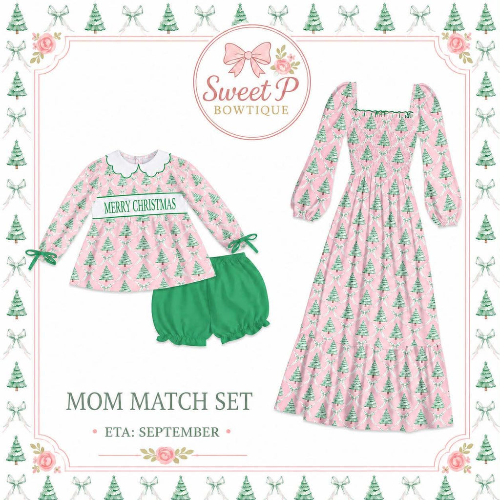 Sweet P Bowtique Christmas  Collab Bow - Option "A" on Clip