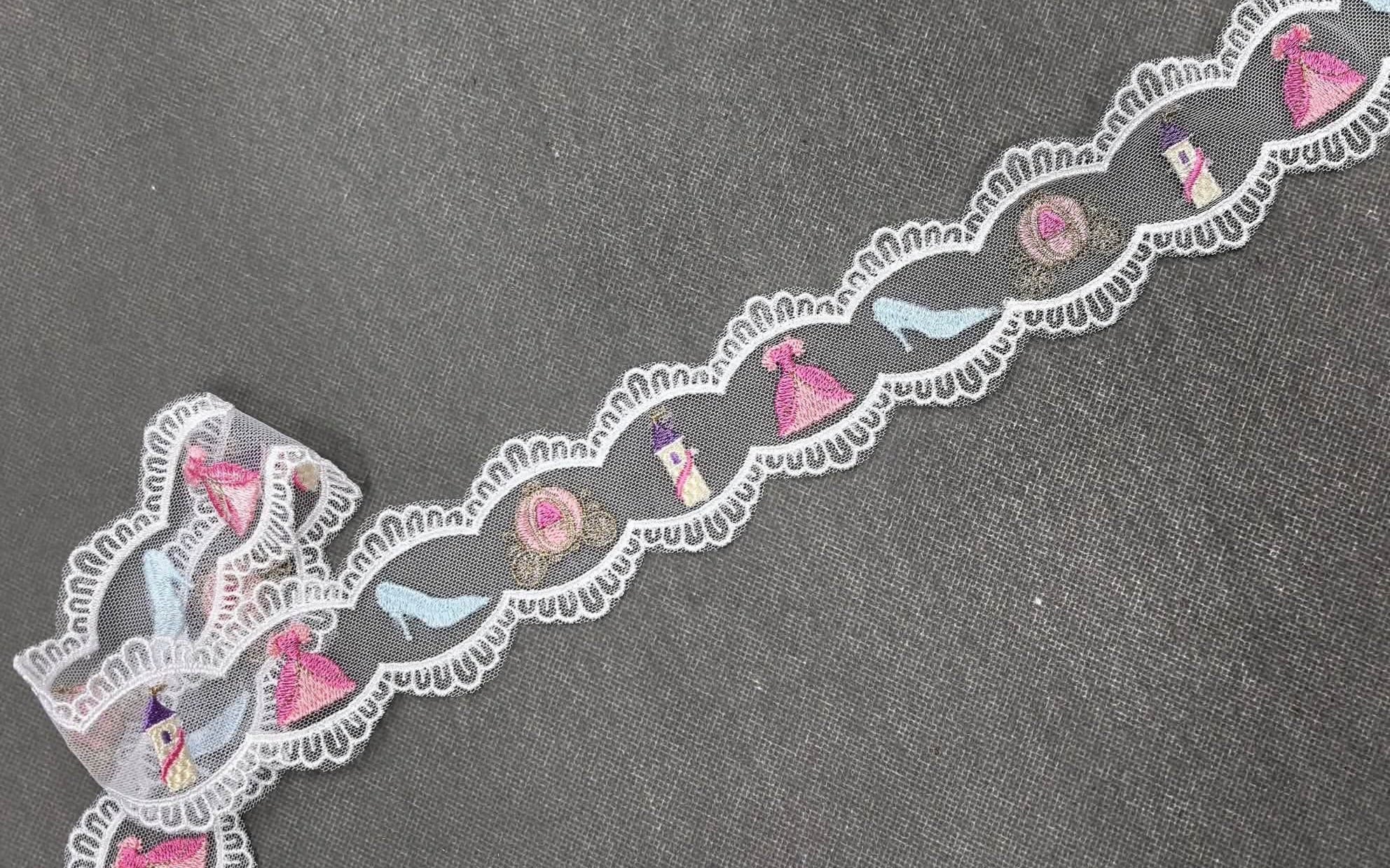 Princess Lace (Style #1) Bow on Clip - ETA: September
