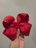 Simple. Solid. Stress-free. BASIC RED 5" BOW on Clip