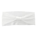 White Clip-on Headwrap